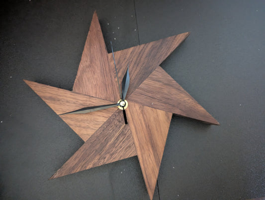 Star Shaped Clock