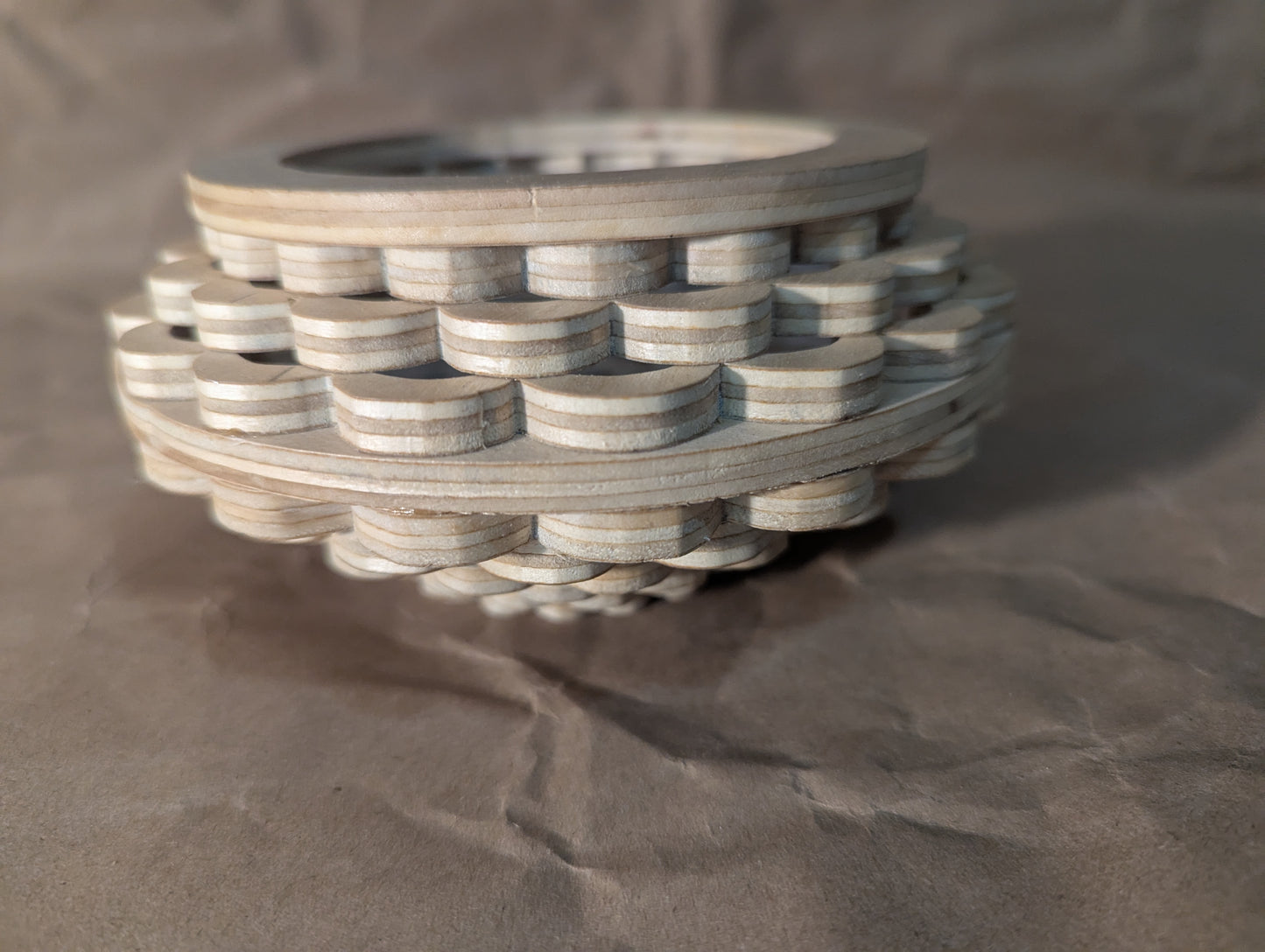 Plywood basket