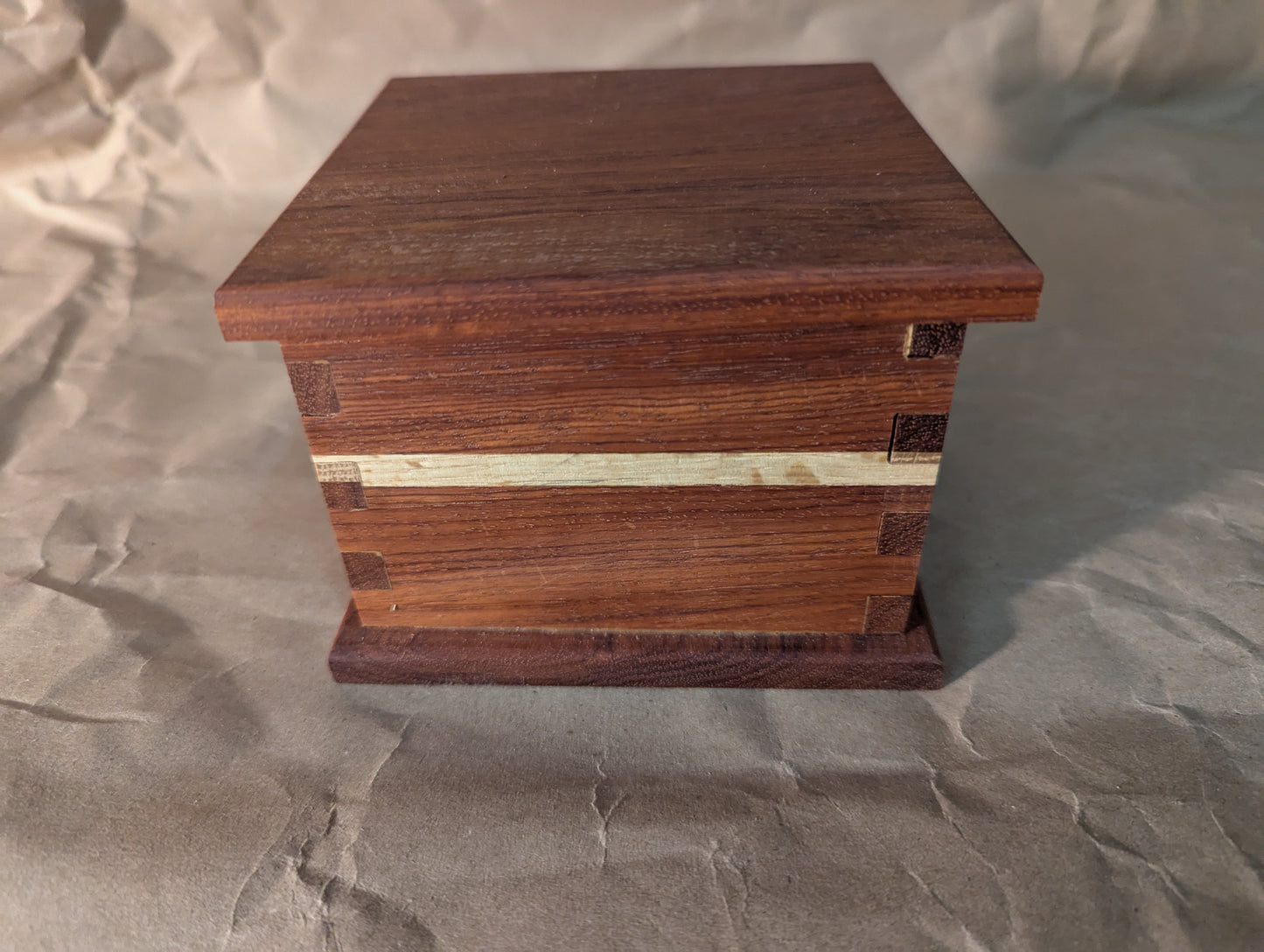 Keepsake Box With Laminated Stripe